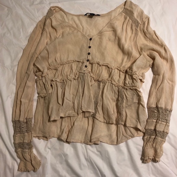 American Eagle Outfitters Tops - American Eagle long sleeve blouse size large